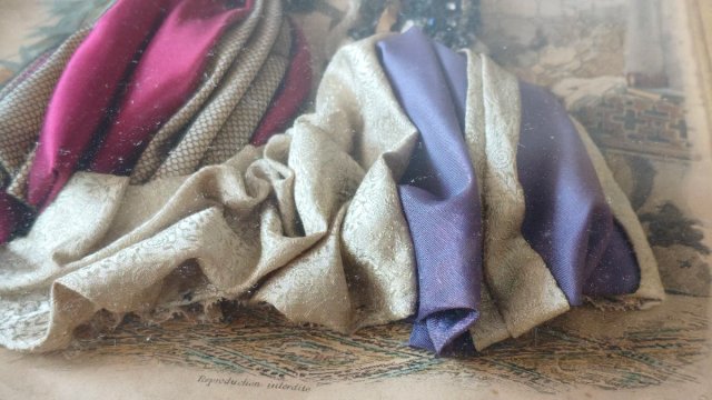Cuadro moda siglo XIX tableau habillé