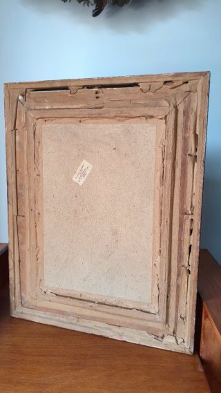 Cuadro moda siglo XIX tableau habillé