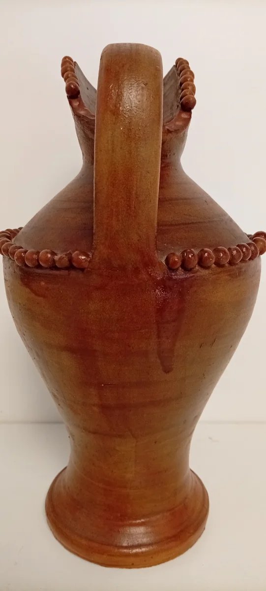 JARRA DE BARRO ARTESANAL HECHA A MANO
