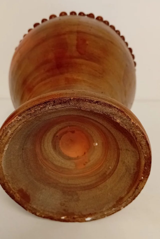 JARRA DE BARRO ARTESANAL HECHA A MANO