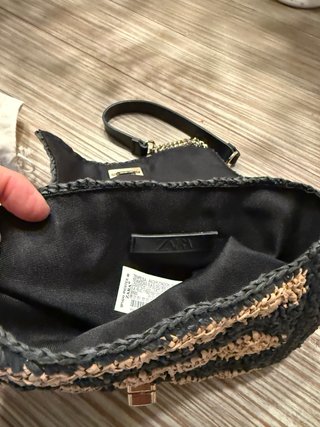 Bolso Zara pequeño tejido