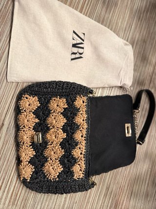 Bolso Zara pequeño tejido