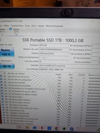 SSK SSD Externo Portátil 1TB