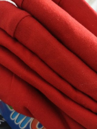 Pack 7 Camisetas Rojas Roly Talla M