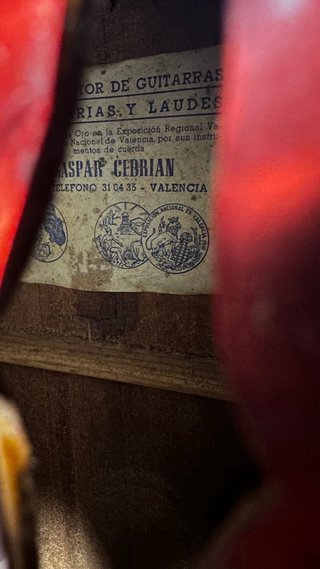 Laúd Vintage Agustín Gaspar Cebrián