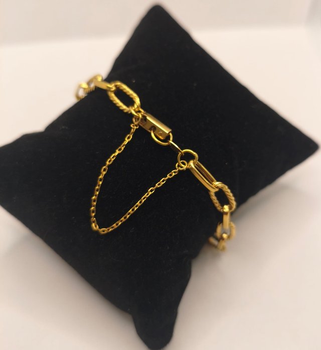 Pulsera Forzada Oro 18K