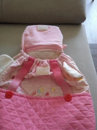 Mochila antigua de niña