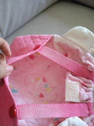 Mochila antigua de niña