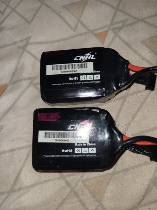 2 Baterías Lipo 100C 6S 1300mAh/1500mAh