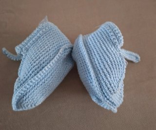 Scarpine per Cicciobello o neonato fatte a mano