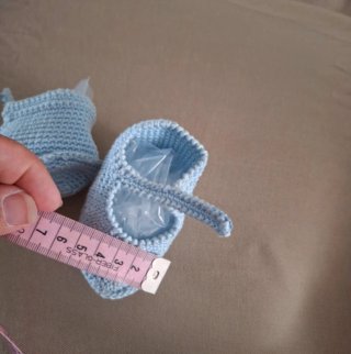 Scarpine per Cicciobello o neonato fatte a mano