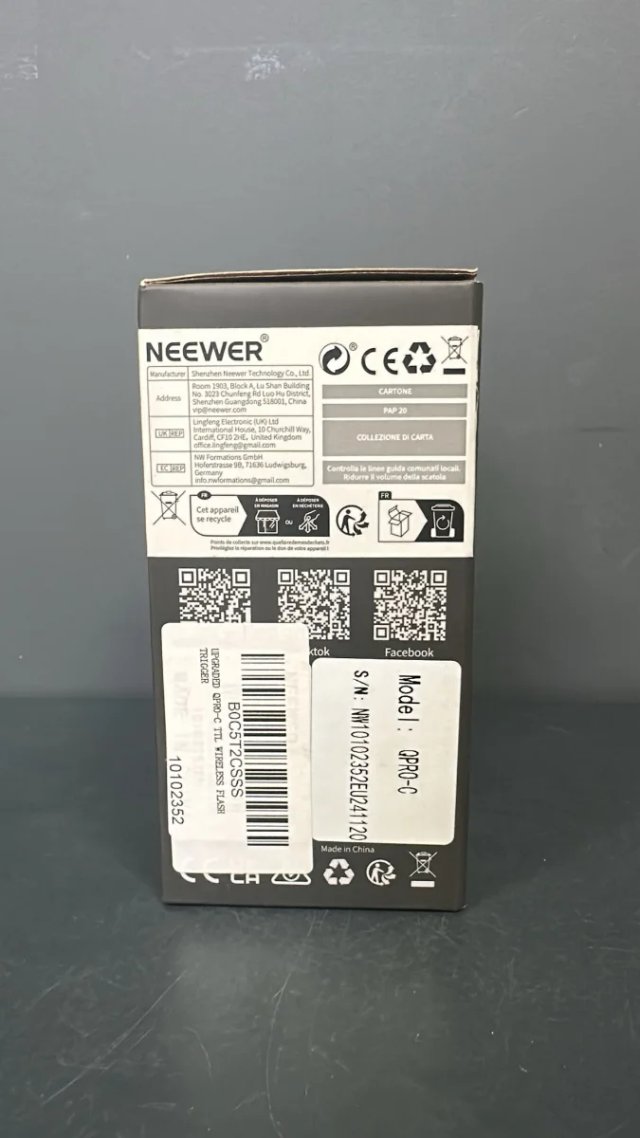 Trigger scatenatore flash TTL wireless NEEWER QPRO-C