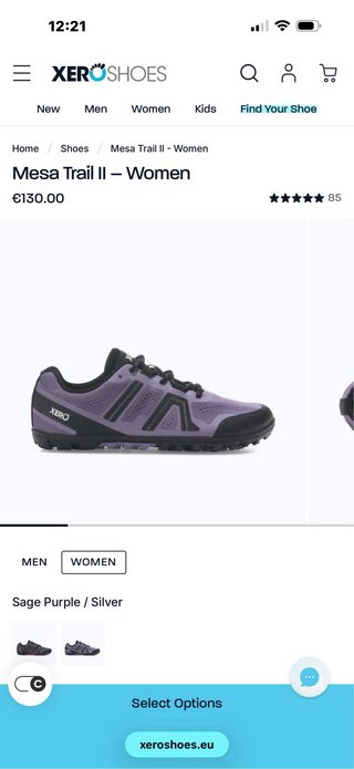 Xero Shoes Mesa Trail II Mujer Talla 40