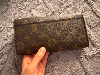 Portafoglio Louis Vuitton Marrone
