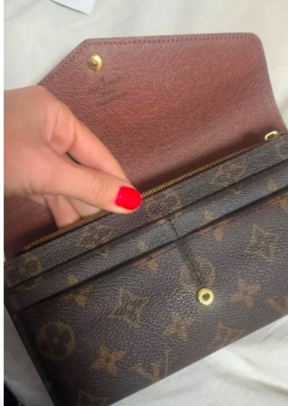 Portafoglio Louis Vuitton Marrone