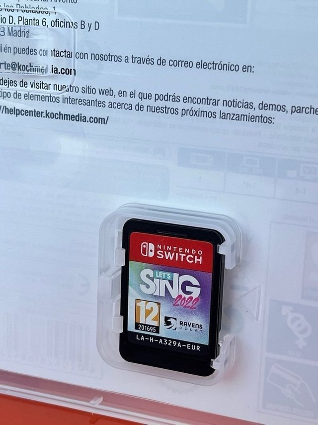 Nintendo Switch Let's Sing 2022 Karaoke