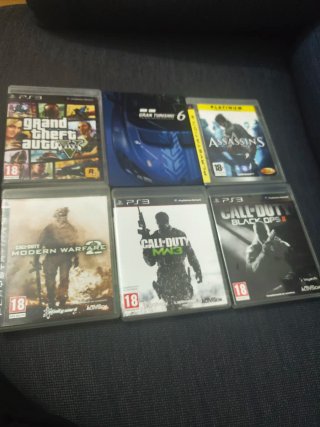 Pack 6 Juegos PS3: GTA V, Gran Turismo 6, Assassin