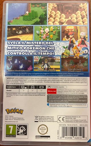 Pokemon Diamante Lucente Nintendo Switch