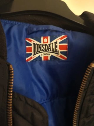 Chaqueta Bomber Lonsdale London Negra