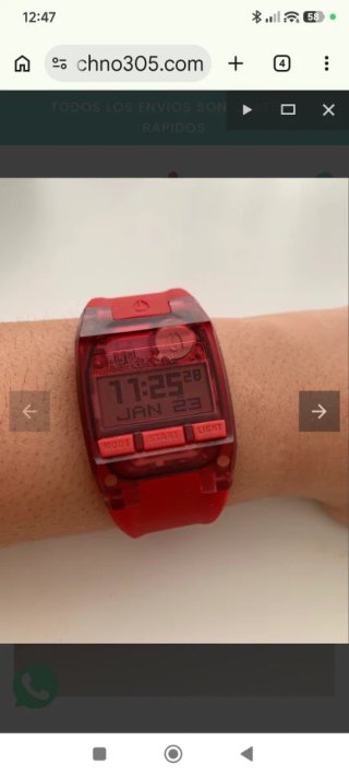 Reloj Nixon Comp S Rosa Transparente