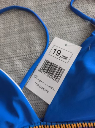 Bikini Azul Mujer Talla XL Nuevo