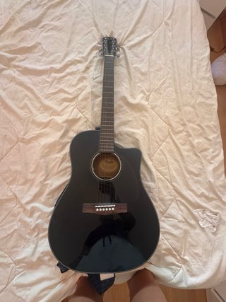 Guitarra Acústica Fender CD-60SCE Negra