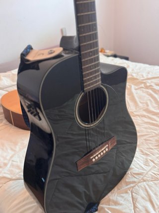 Guitarra Acústica Fender CD-60SCE Negra