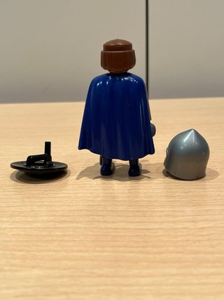 Playmobil Caballero Medieval con Capa Azul