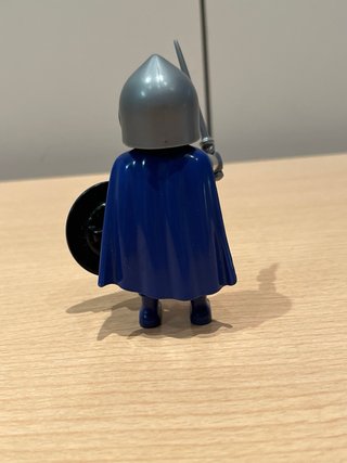 Playmobil Caballero Medieval con Capa Azul