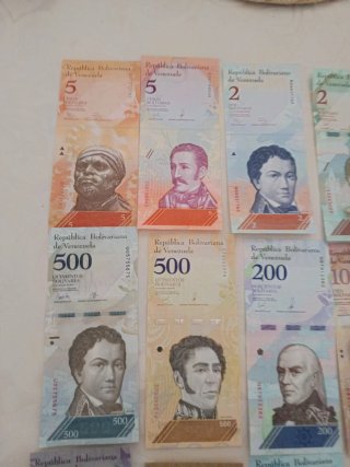 12 Billetes Venezuela Sin Circular