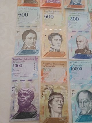 12 Billetes Venezuela Sin Circular