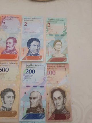 12 Billetes Venezuela Sin Circular