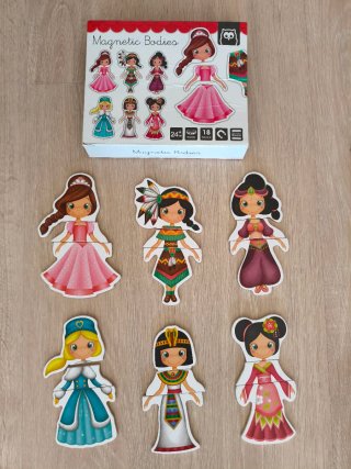 Puzles magnéticos de princesas
