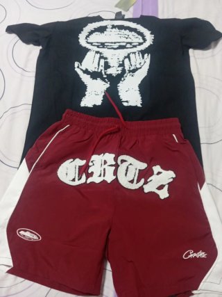 Conjunto Corteiz Camiseta y Pantalón Corto