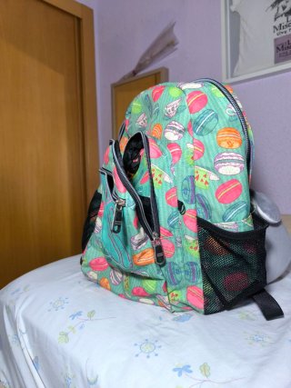 Mochila Totto Diseño Macarons