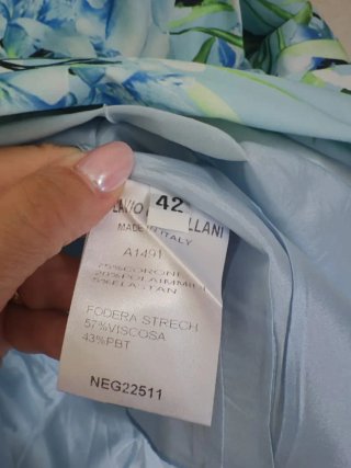 Abito Flavio Castellani Azzurro Taglia 42