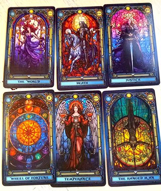 Tarot Vetrata, Tarocchi Vetrata