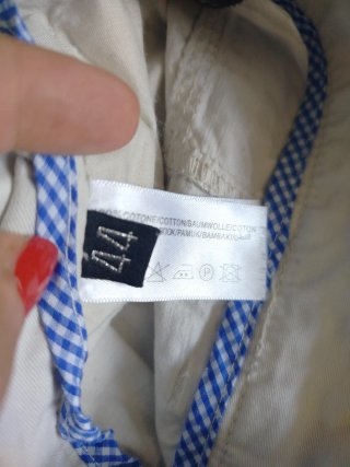 Pantaloni DEB uomo panna