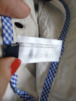 Pantaloni DEB uomo panna