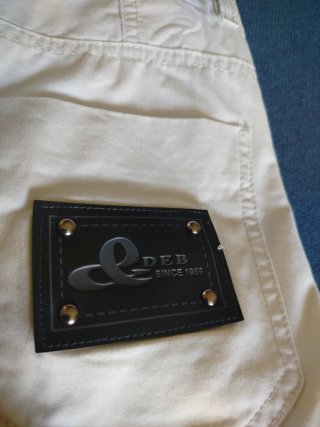 Pantaloni DEB uomo panna