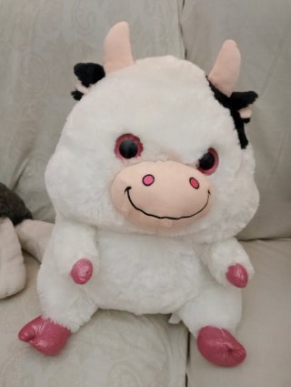 Lote de peluches: oso, vaca, elefante, perezoso