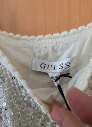 Vestido largo de punto GUESS con lentejuelas (Nuev