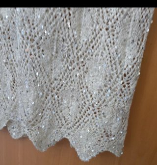 Vestido largo de punto GUESS con lentejuelas (Nuev