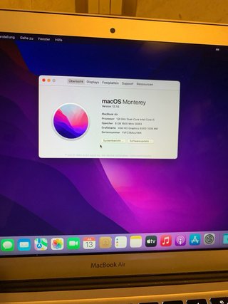 MacBook Air 13,3 2017 Grigio Argento