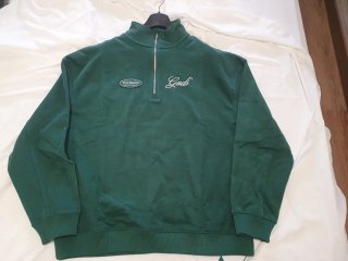 Sudadera Voll Damm XL Verde Media Cremallera. New!