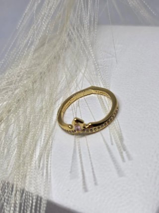 Anillo Pandora Tiara Oro Rosa y Circonitas