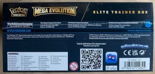 Pokemon TCG Mega Evolution Elite Trainer Box