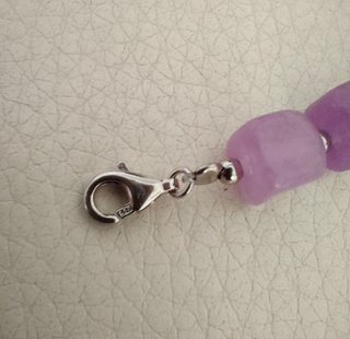 Pulsera Kunzita Natural Morada