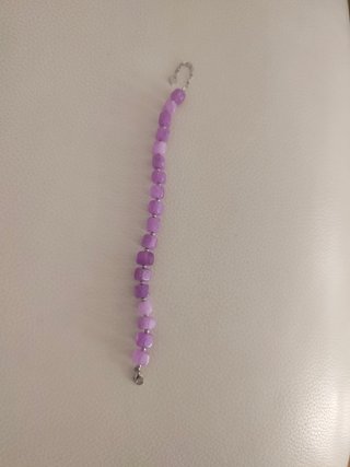 Pulsera Kunzita Natural Morada