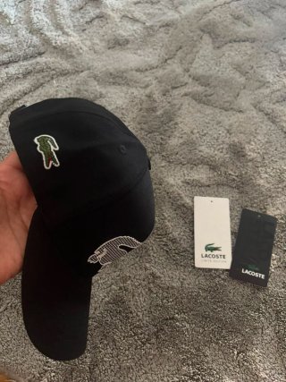 Gorro Lacoste Negro